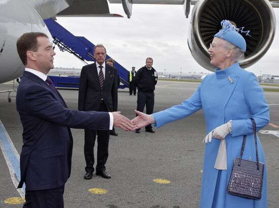 Dmitry Medvedev visits Denmark