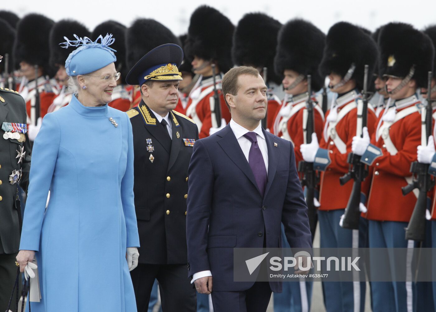 Dmitry Medvedev visits Denmark