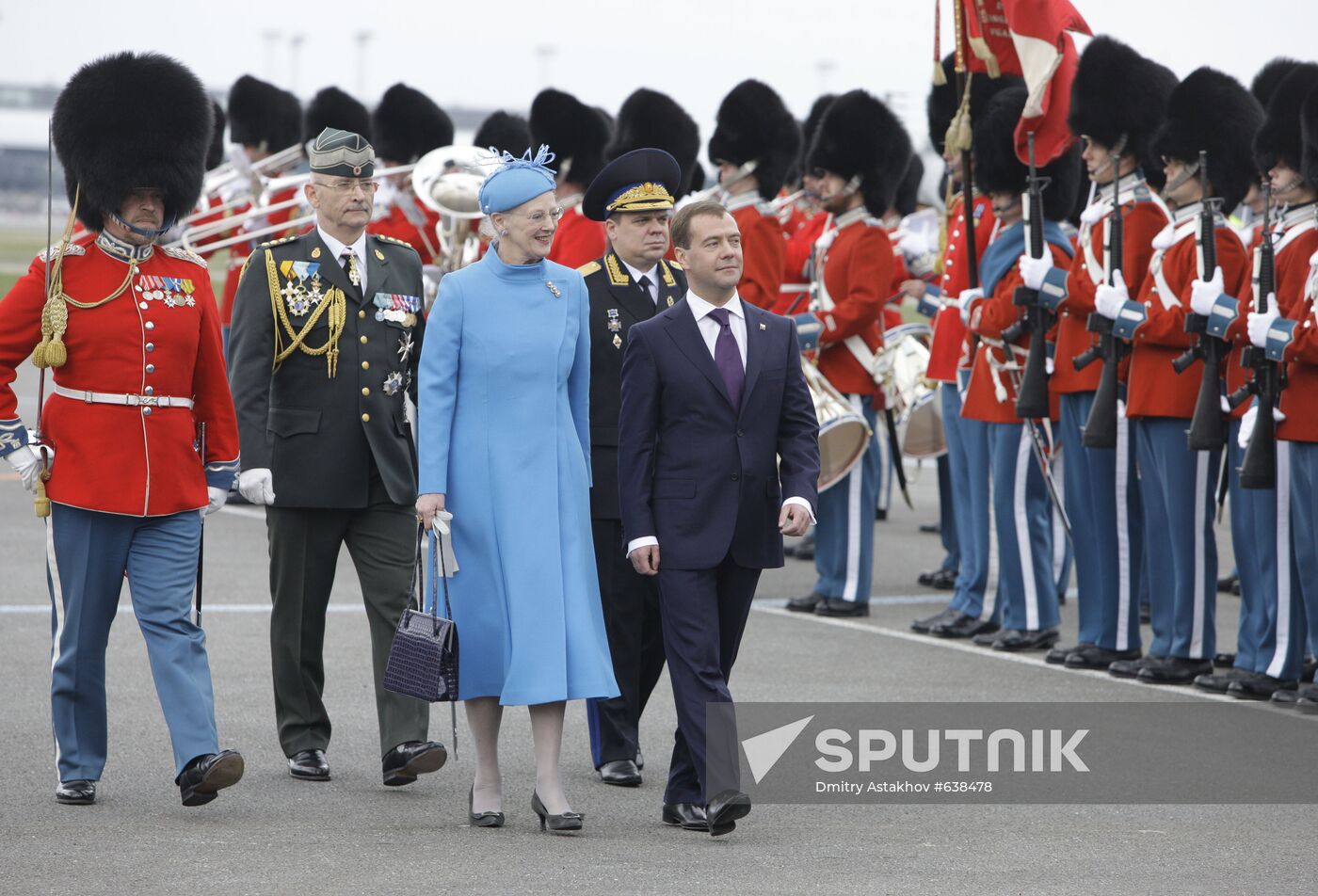 Dmitry Medvedev visits Denmark