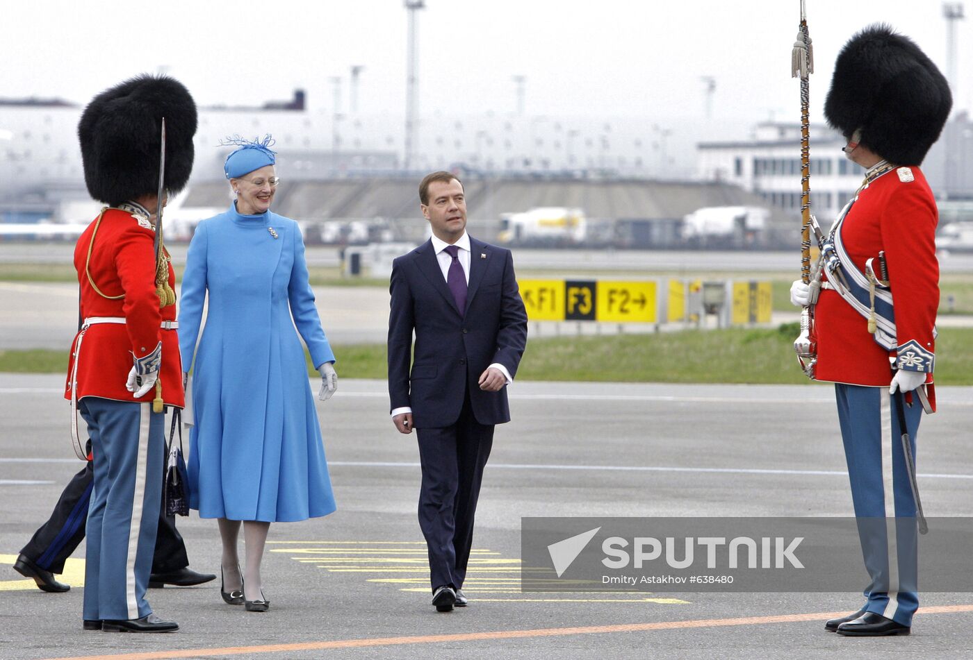 Dmitry Medvedev visits Denmark