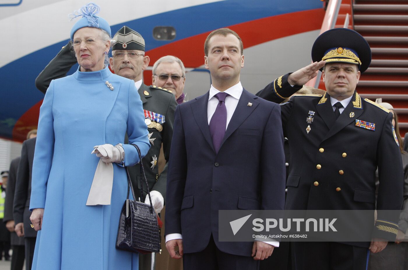 Dmitry Medvedev visits Denmark
