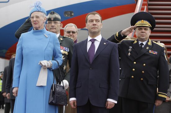 Dmitry Medvedev visits Denmark