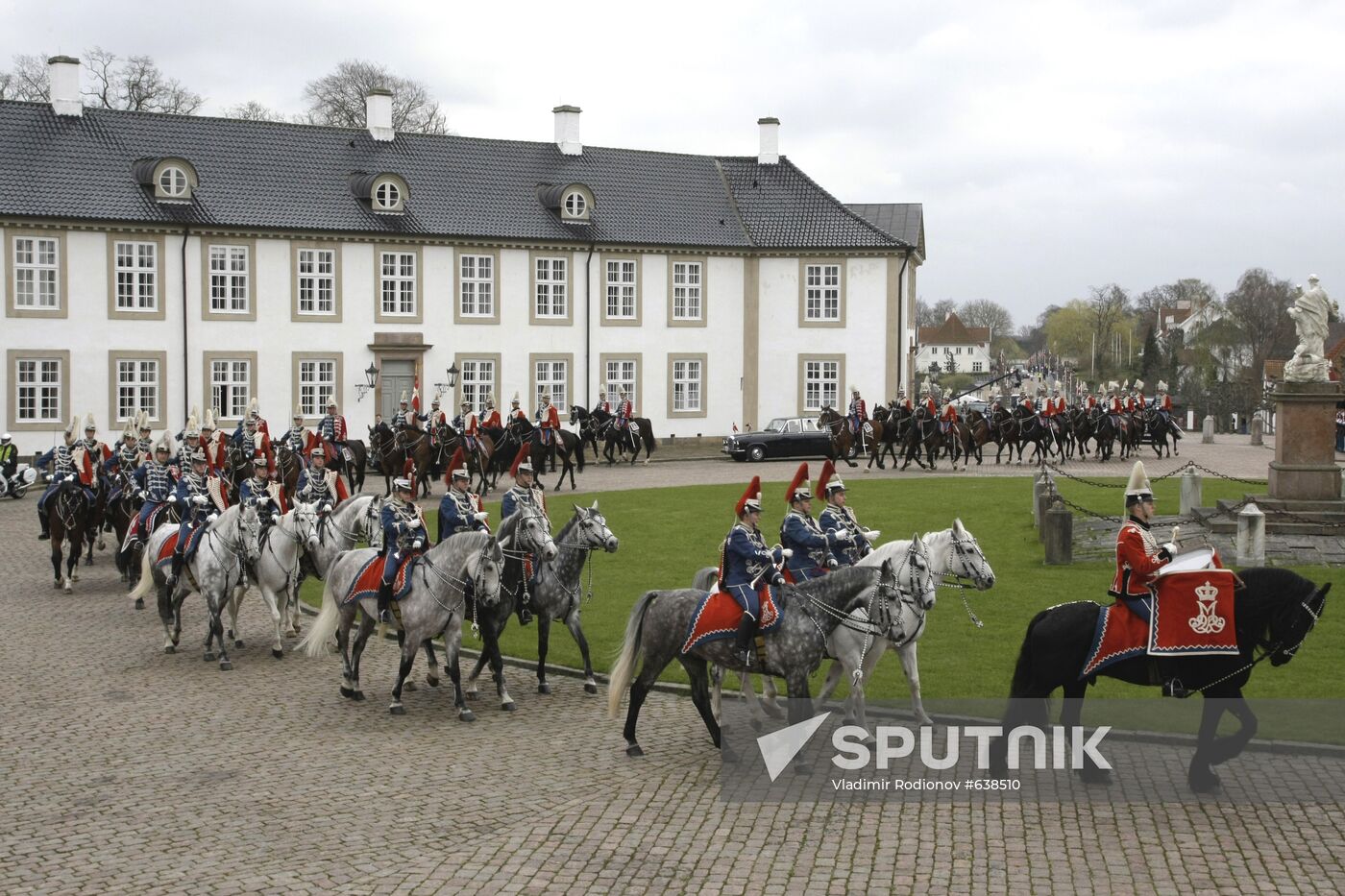 Russian President Medvedev visits Denmark