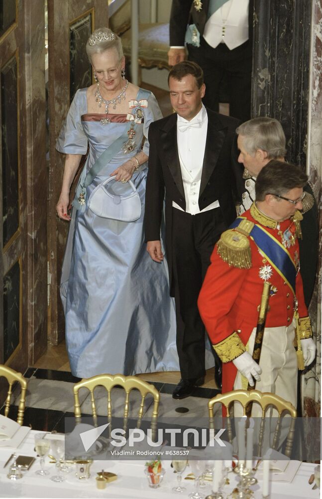President Medvedev visits Denmark