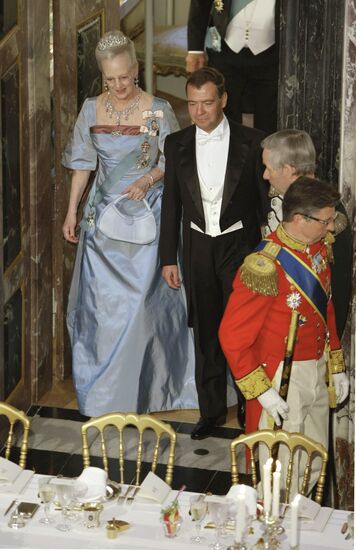 President Medvedev visits Denmark