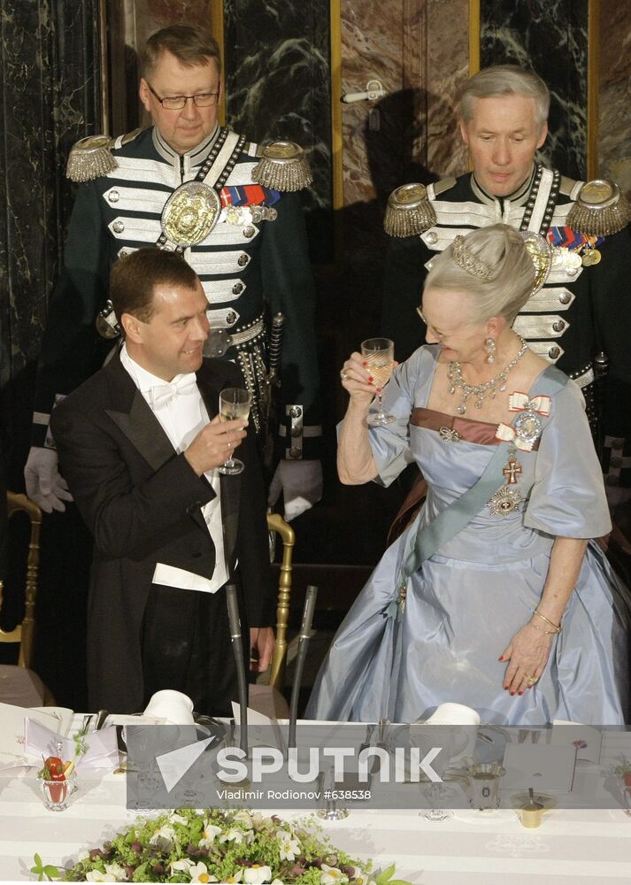 President Medvedev visits Denmark