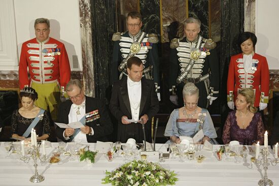 President Medvedev visits Denmark
