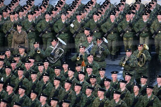 Victory Parade run-through