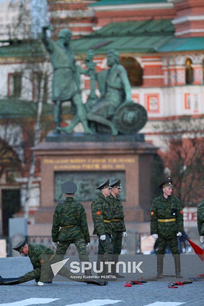 Victory Parade run-through