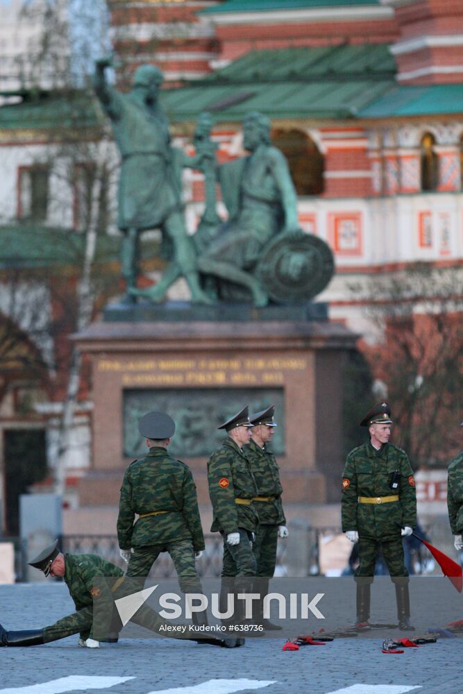 Victory Parade run-through