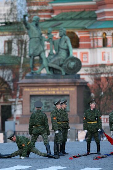 Victory Parade run-through