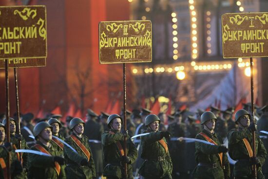 Victory Parade run-through