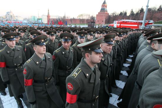 Victory Parade run-through