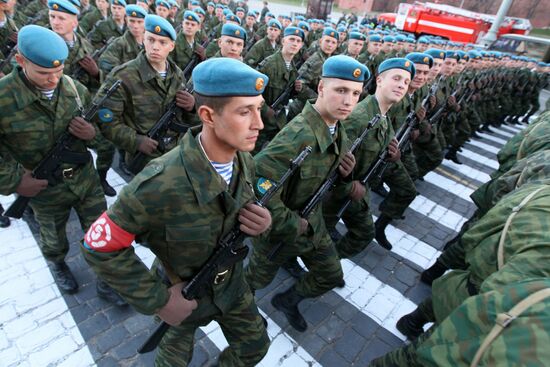 Victory Parade run-through