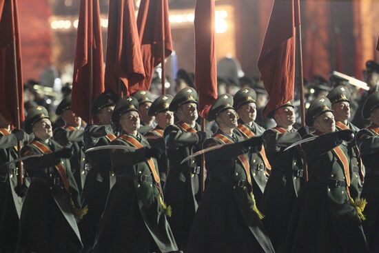 Victory Parade run-through