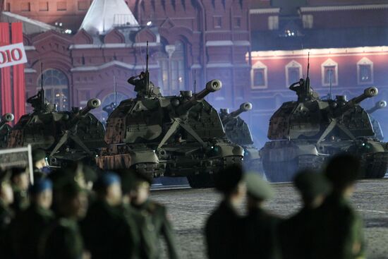 Victory Parade run-through