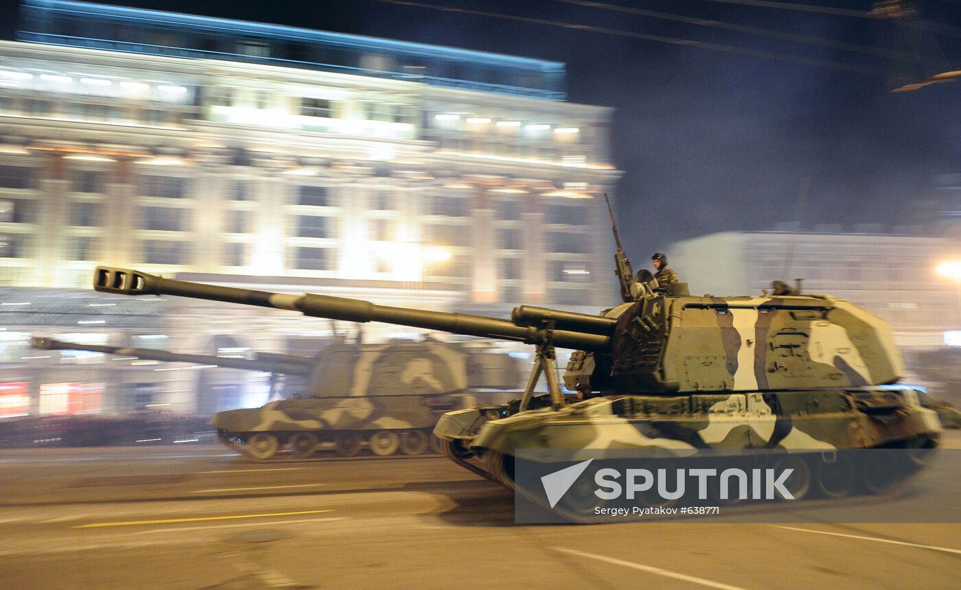 Victory Parade run-through