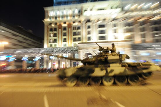Victory Parade run-through