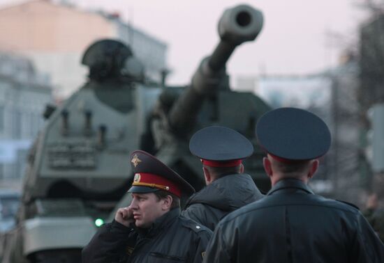 Victory Parade run-through