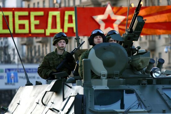 Victory Parade run-through