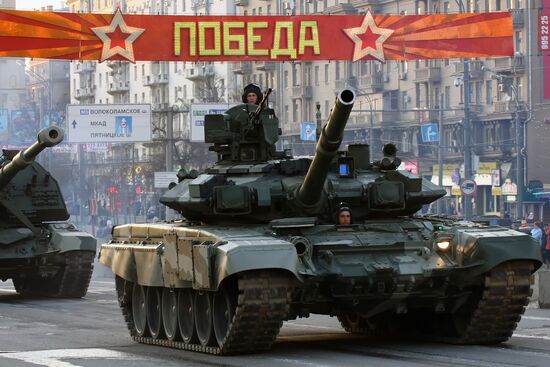 Victory Parade run-through