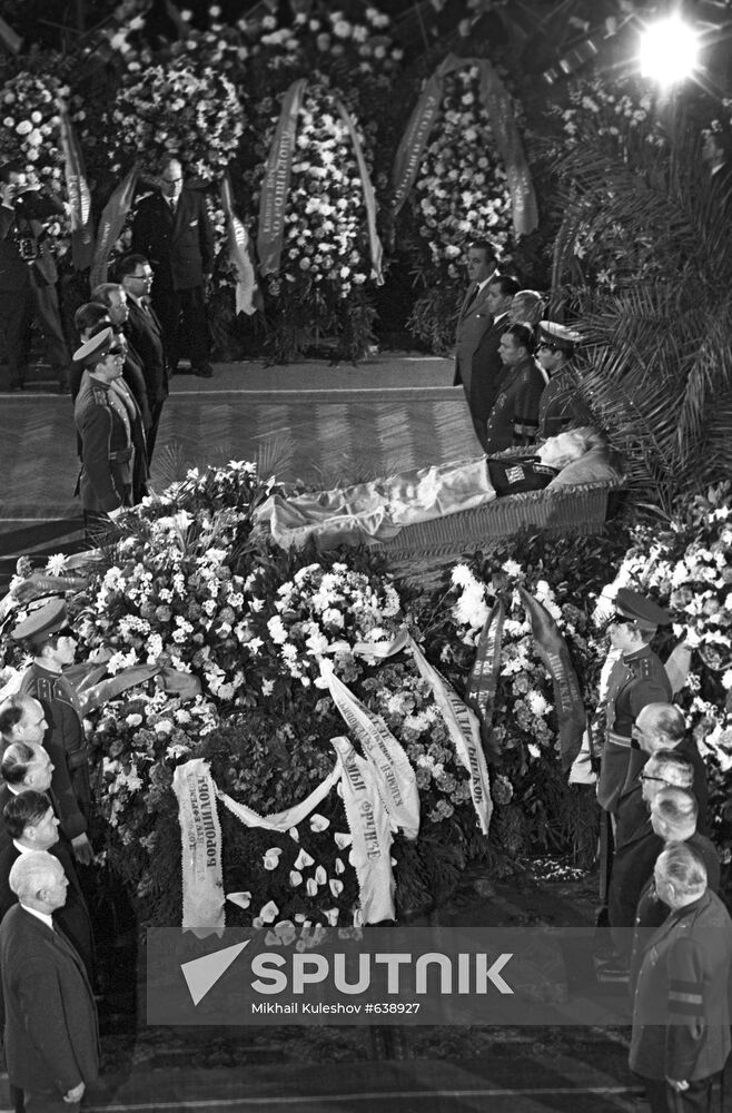 Kliment Voroshilov funeral