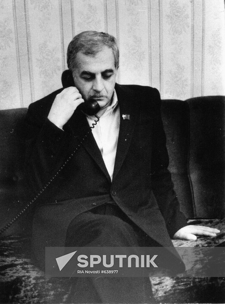 First Georgian President Zviad Gamsakhurdia