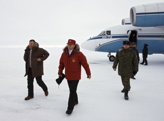 Vladimir Putin visits Franz Josef Archipelago
