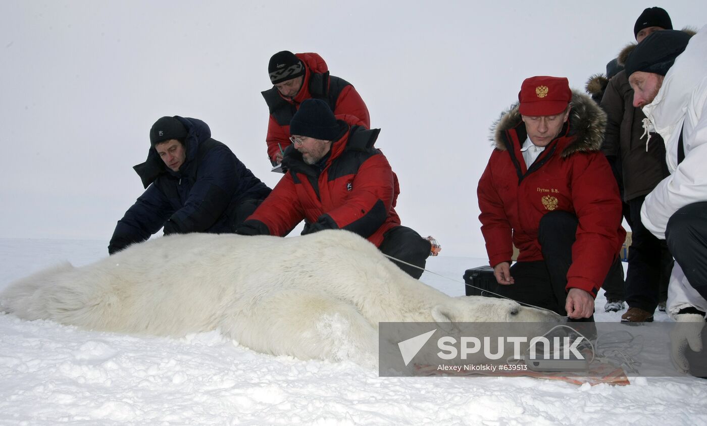 Vladimir Putin visits Franz Josef Archipelago