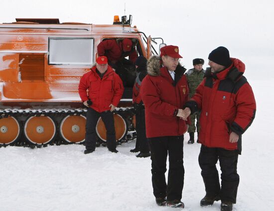 Vladimir Putin visits Franz Josef Archipelago
