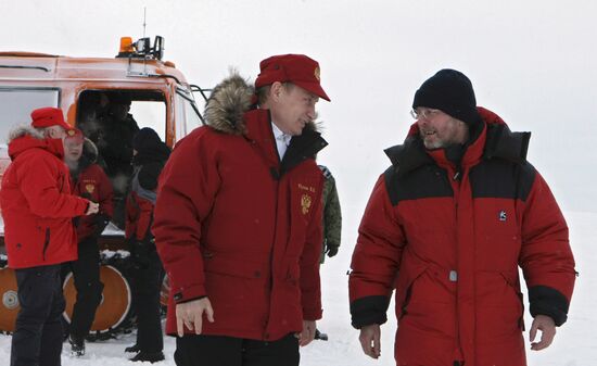 Vladimir Putin visits Franz Josef Archipelago