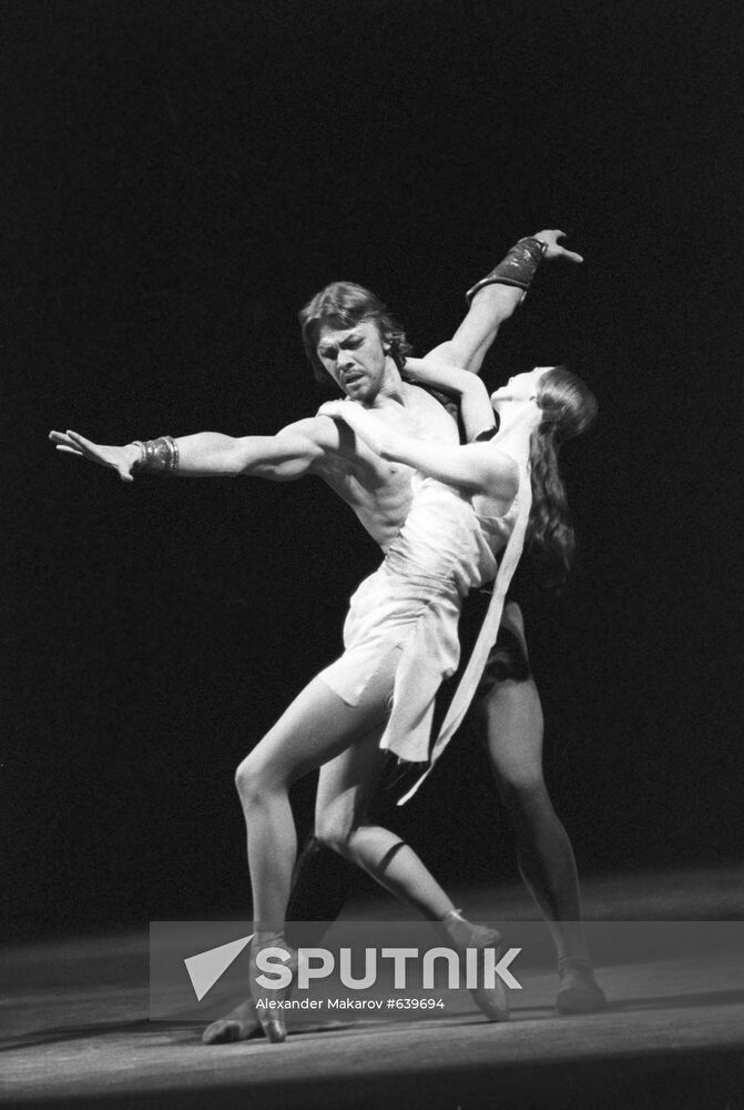 Ballet dancers Lyudmila Semenyaka and Yury Vasyuchenko