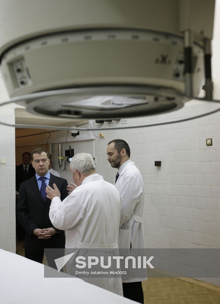Dmitry Medvedev visits Obninsk