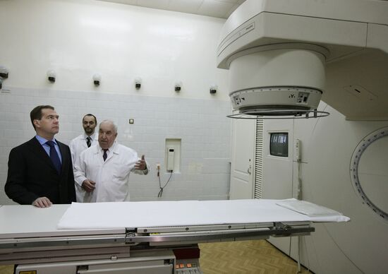 Dmitry Medvedev visits Obninsk