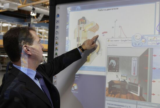 Dmitry Medvedev visits Obninsk