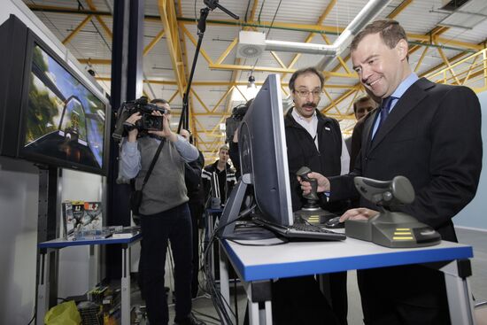 Dmitry Medvedev visits Obninsk