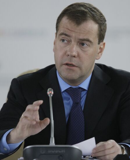 Dmitry Medvedev visits Obninsk