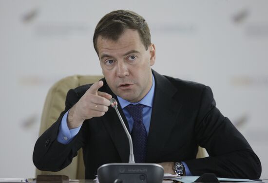 Dmitry Medvedev visits Obninsk