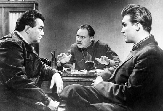 Actors Mikhail Kuznetsov, Andrei Tutyshkin, and Eduard Izotov
