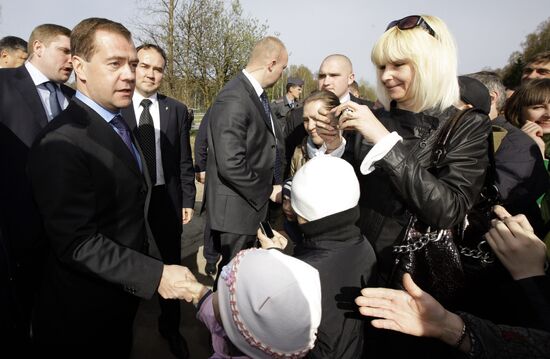 Dmitry Medvedev visits Obninsk