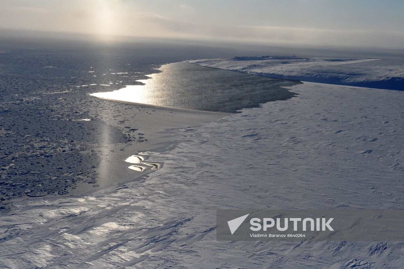 Ice blocs in the Arctic Ocean