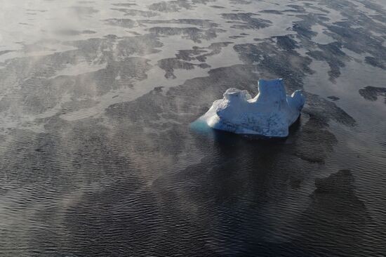 Ice bloc in the Arctic Ocean