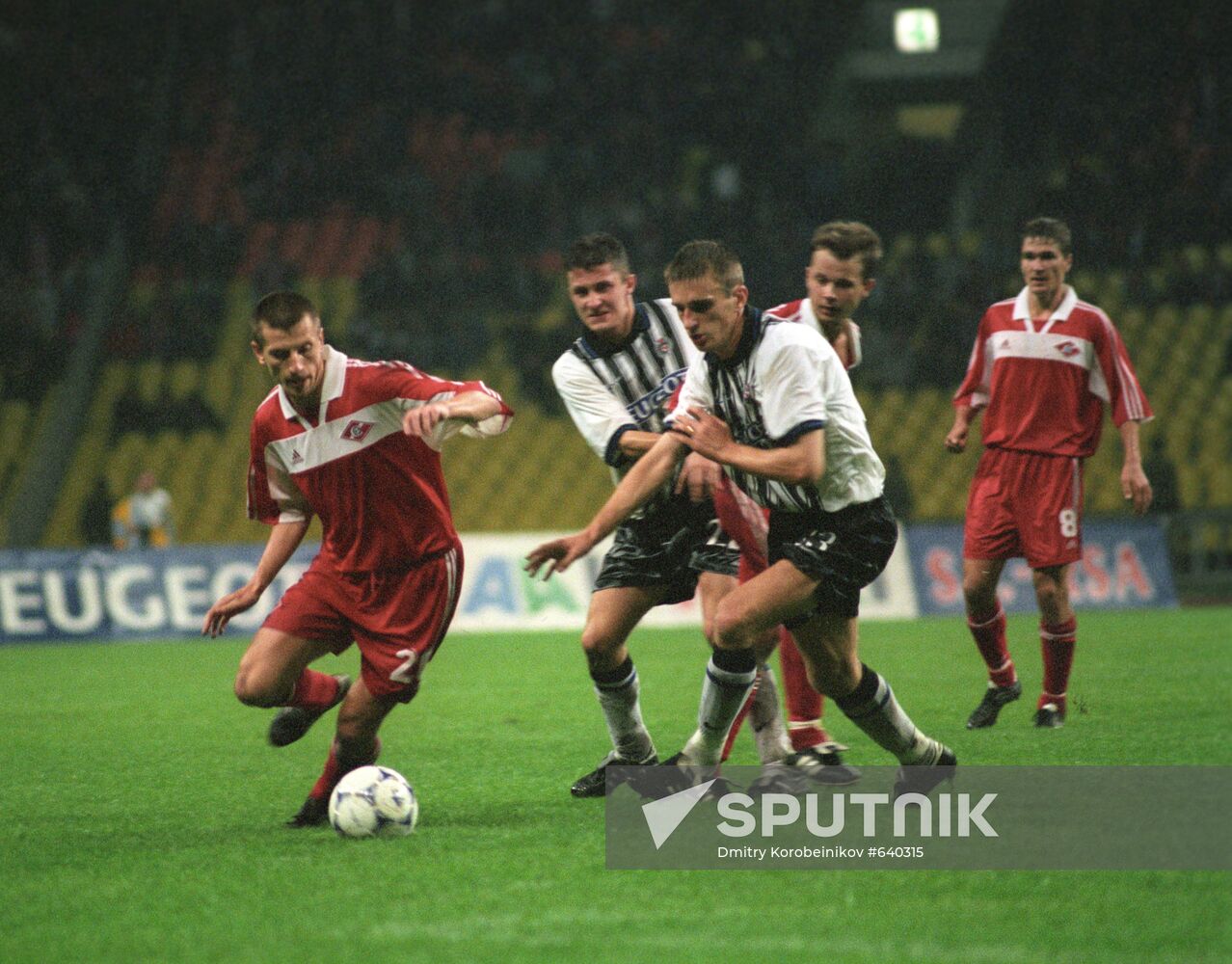 Football. Spartak vs. Partizan