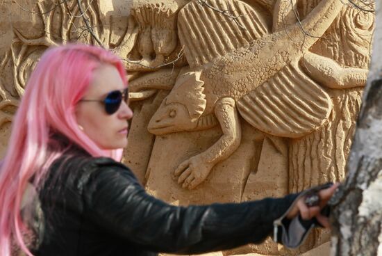 Opening of 9th Sand Sculptures International Festival