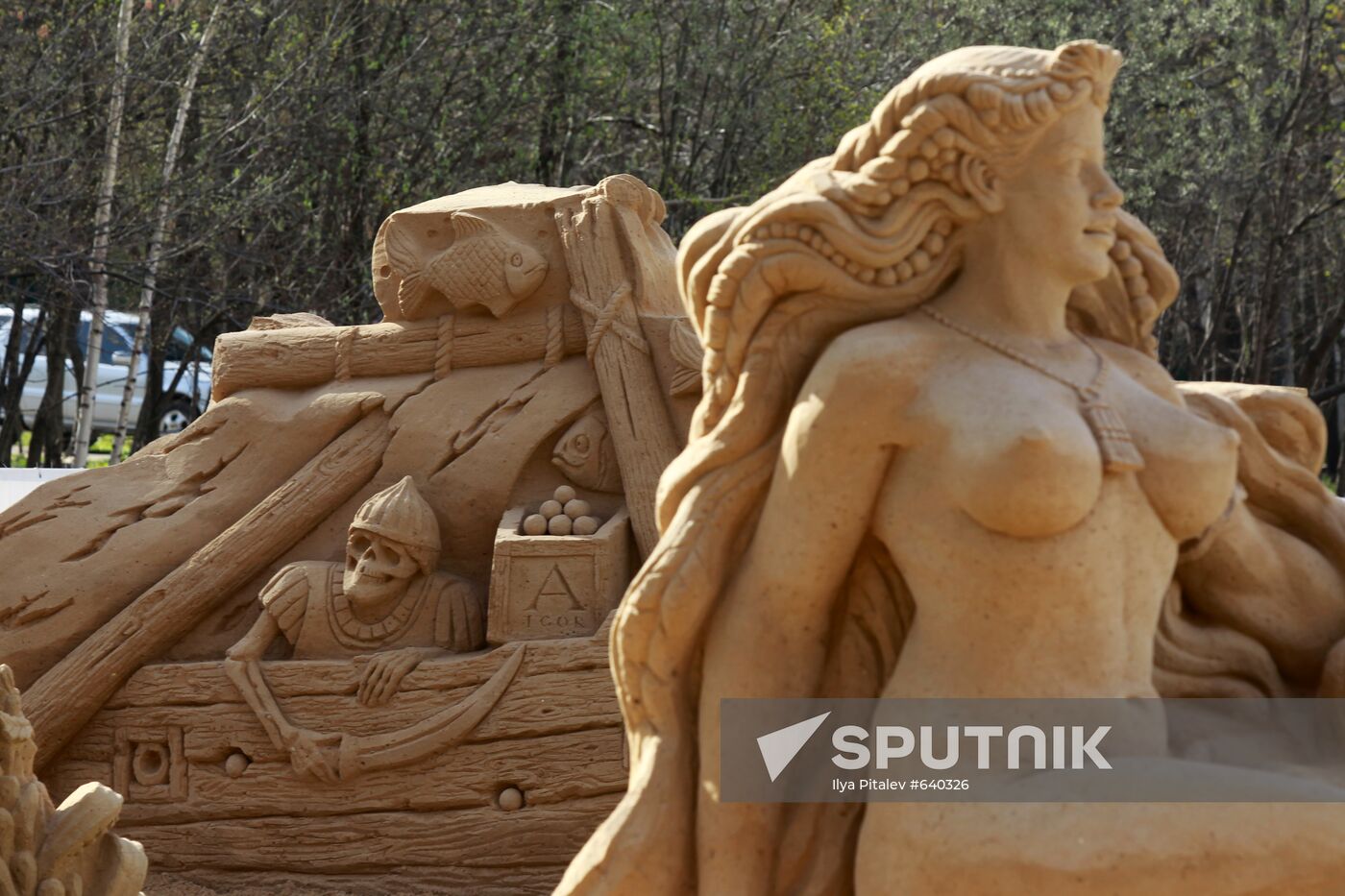 Opening of 9th Sand Sculptures International Festival