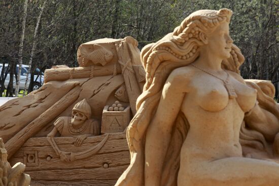 Opening of 9th Sand Sculptures International Festival