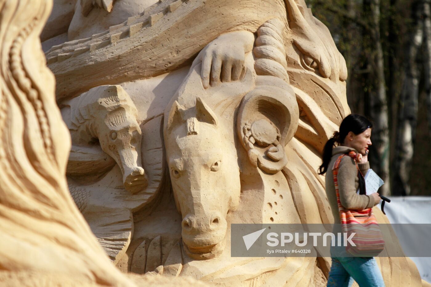 Opening of 9th Sand Sculptures International Festival