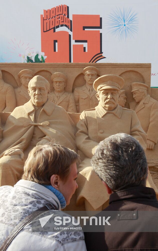 Opening of 9th Sand Sculptures International Festival