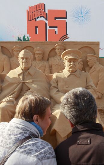 Opening of 9th Sand Sculptures International Festival