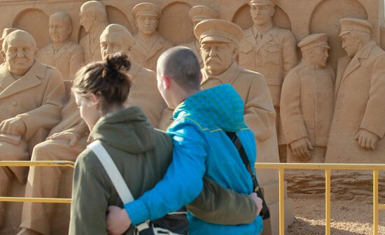 Opening of 9th Sand Sculptures International Festival